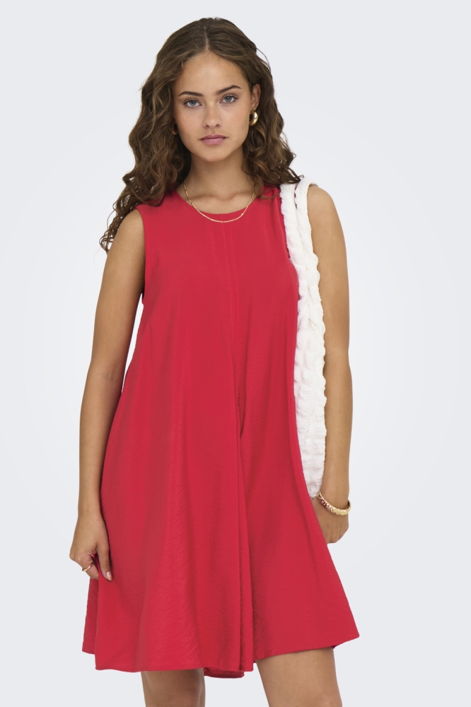 JDYBARBARA S/L DRESS WVN 15350719 MARS RED